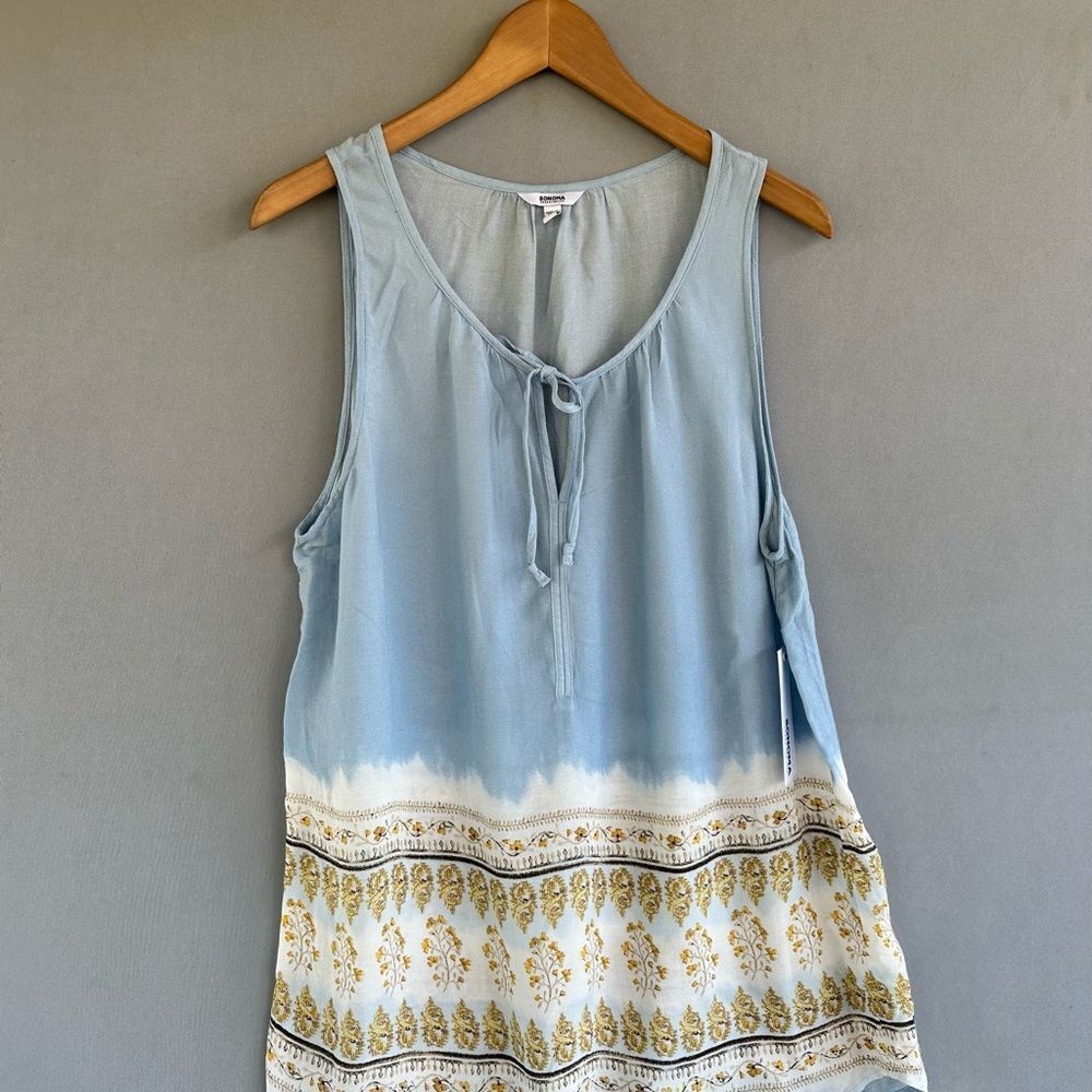 🎉5 for $45 🎉 NWT Sonoma Top Blouse Shirt Size M - Picture 2 of 8